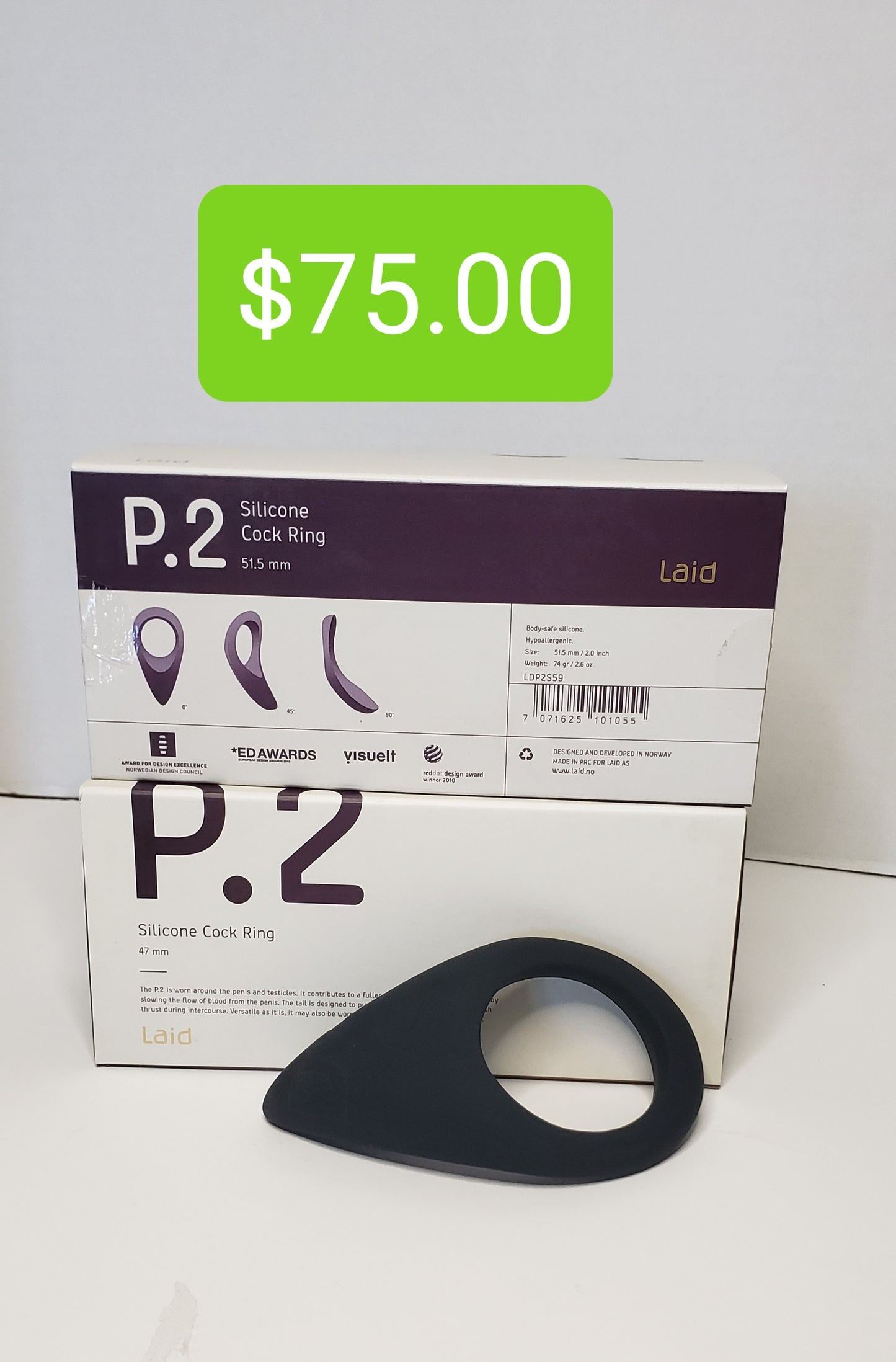 Laid Silicone Cock Ring