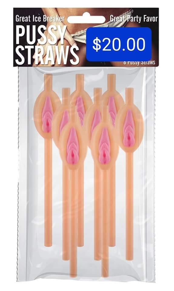Pussy Sipping Straws