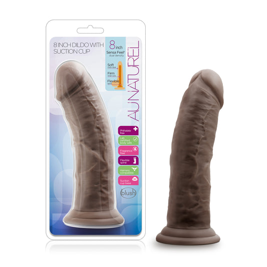 Au Naturel 8" Dildo w/ Suction Cup