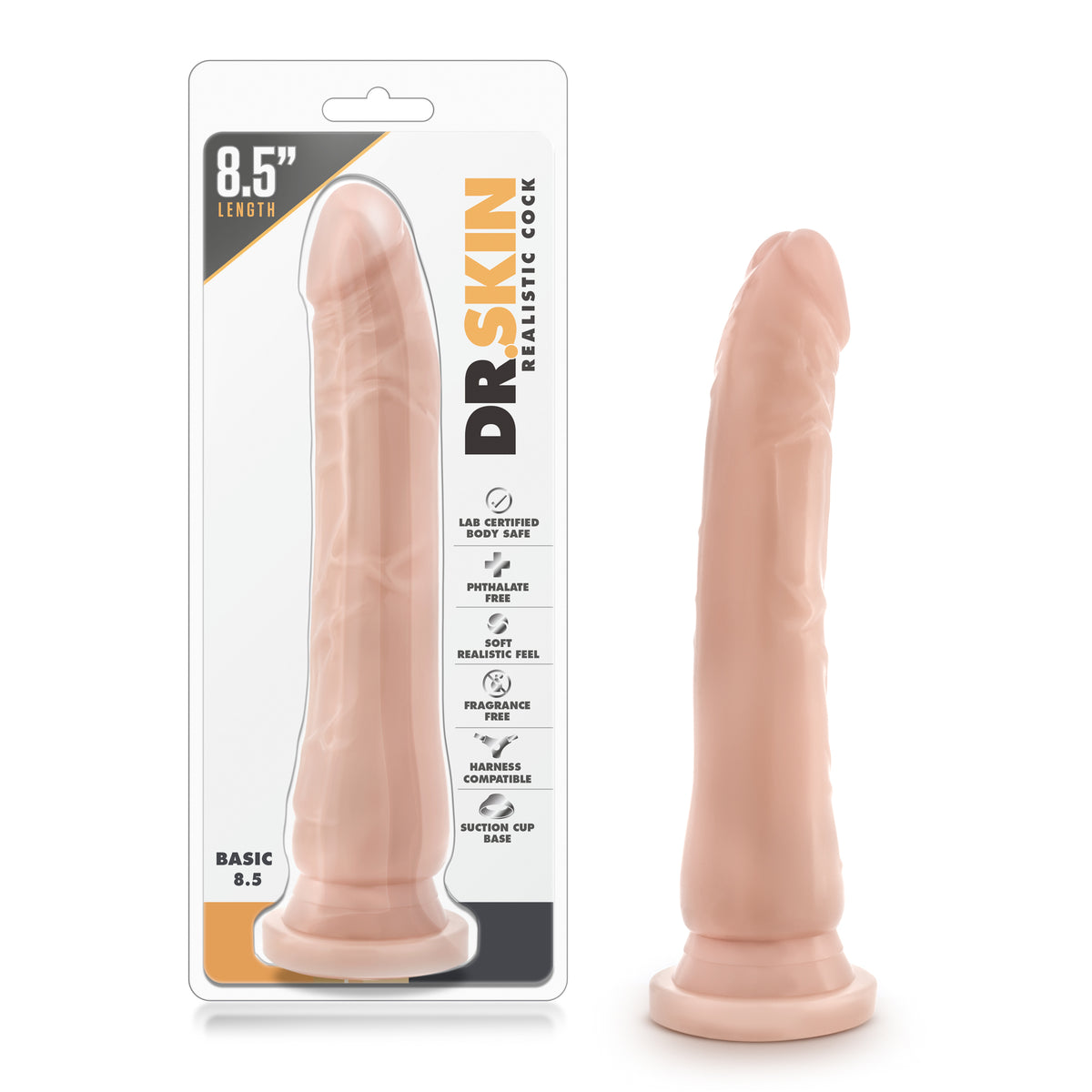 Dr. Skin Basic 8.5 inch Realistic Cock