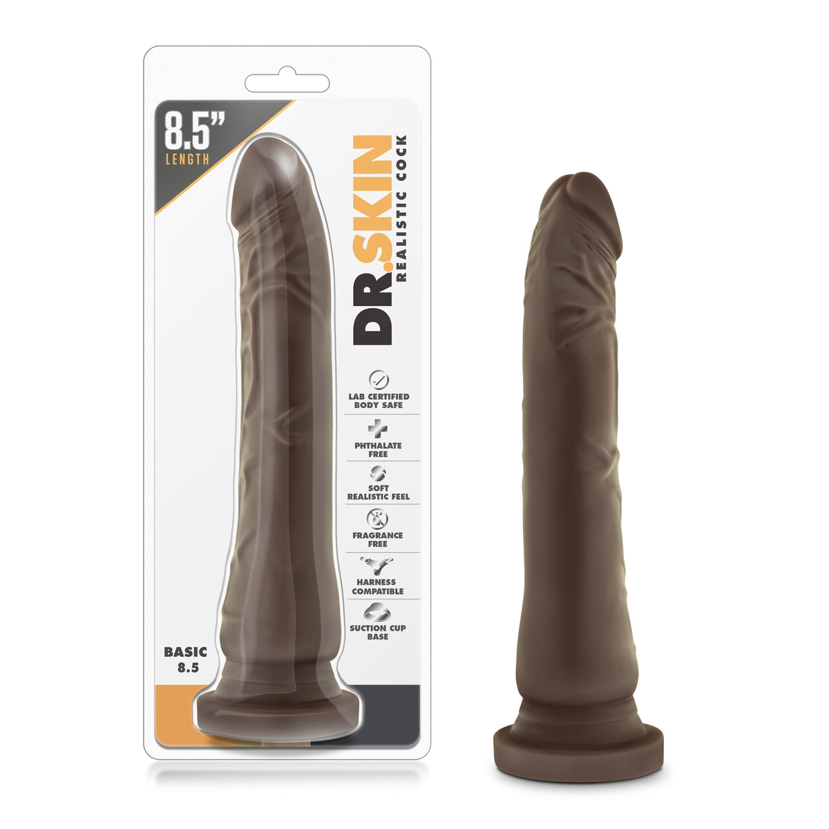 Dr. Skin Basic 8.5 inch Realistic Cock