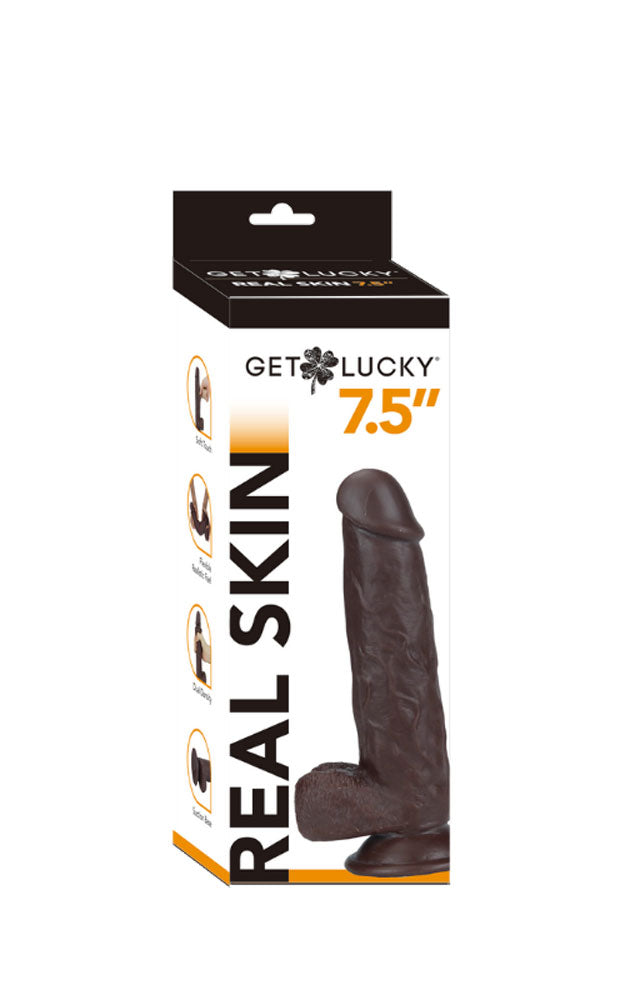 Get Lucky 7.5" Real Skin Dildo