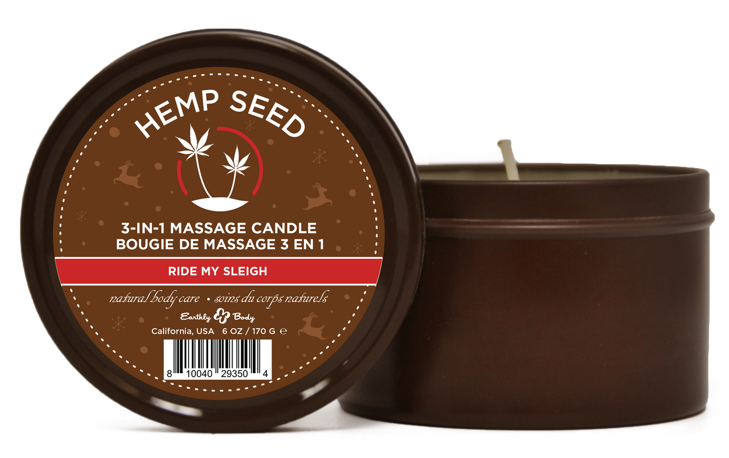 Hemp Seed 3 in 1 Wax Massage Candle