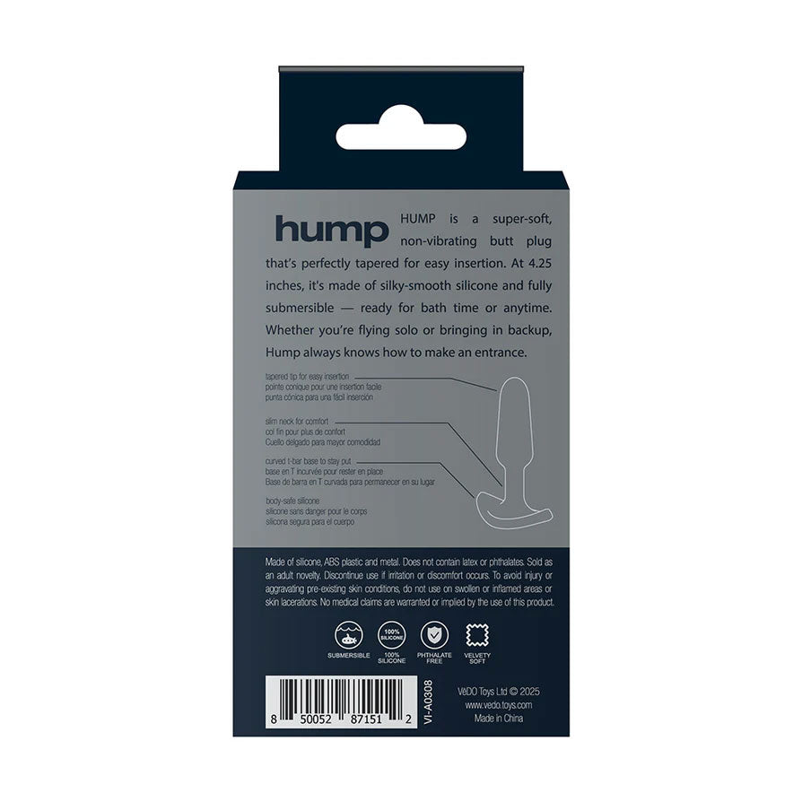 Hump Silicone Anal Plug