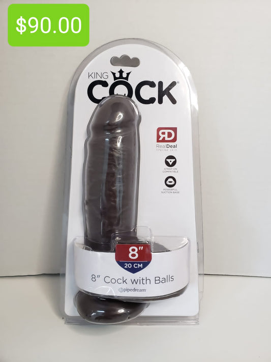 King Cock 8 inch Cock with Balls