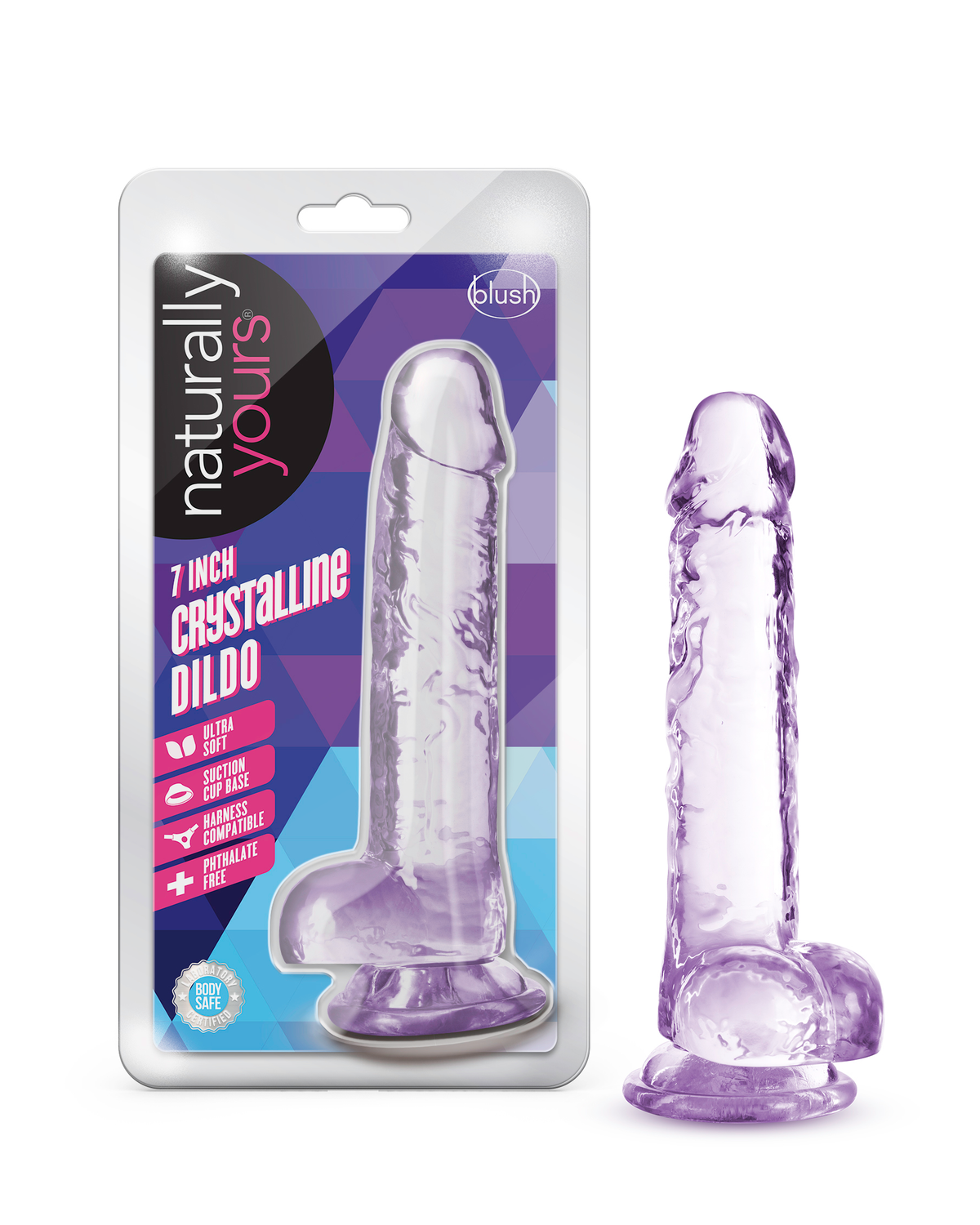 Naturally Yours 7 inch Crystalline Dildo
