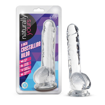 Naturally Yours - 8 inch Crystalline Dildo