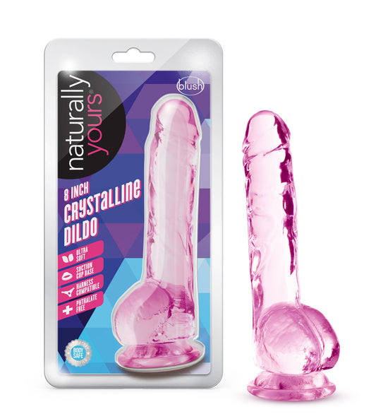 Naturally Yours - 8 inch Crystalline Dildo