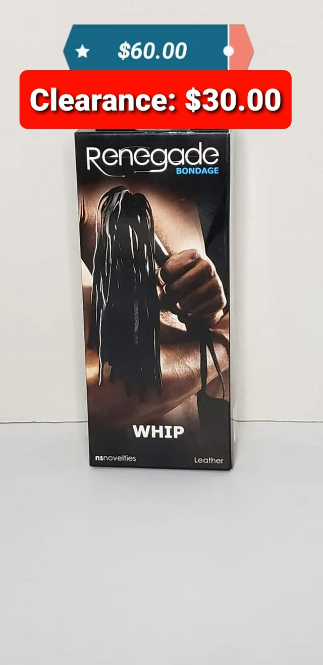 Leather Bondage Whip