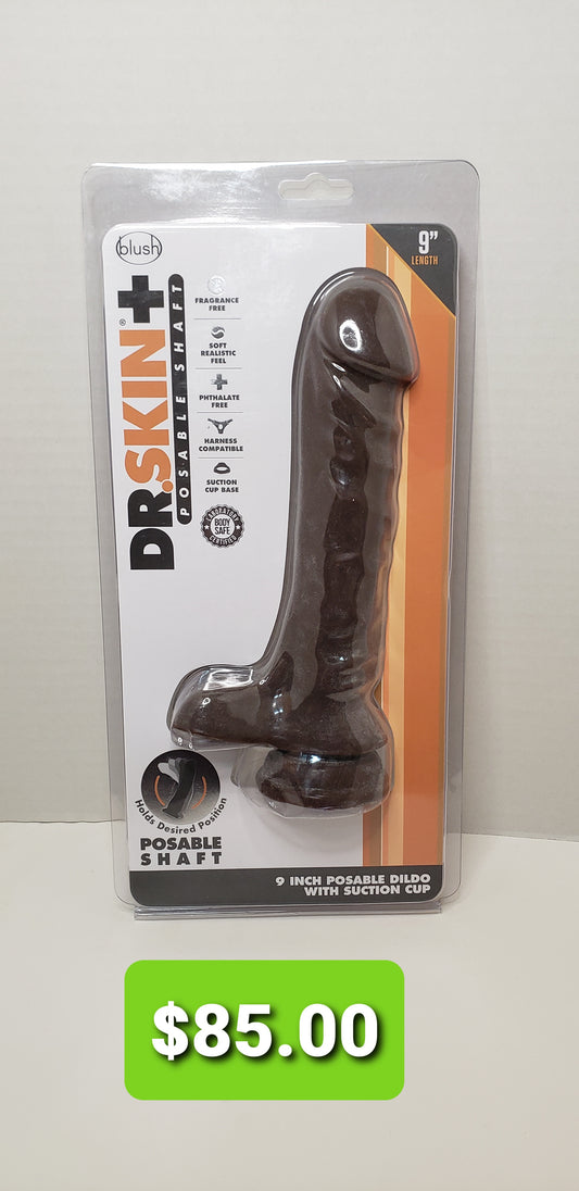 Dr. Skin 9 inch Posable Dildo