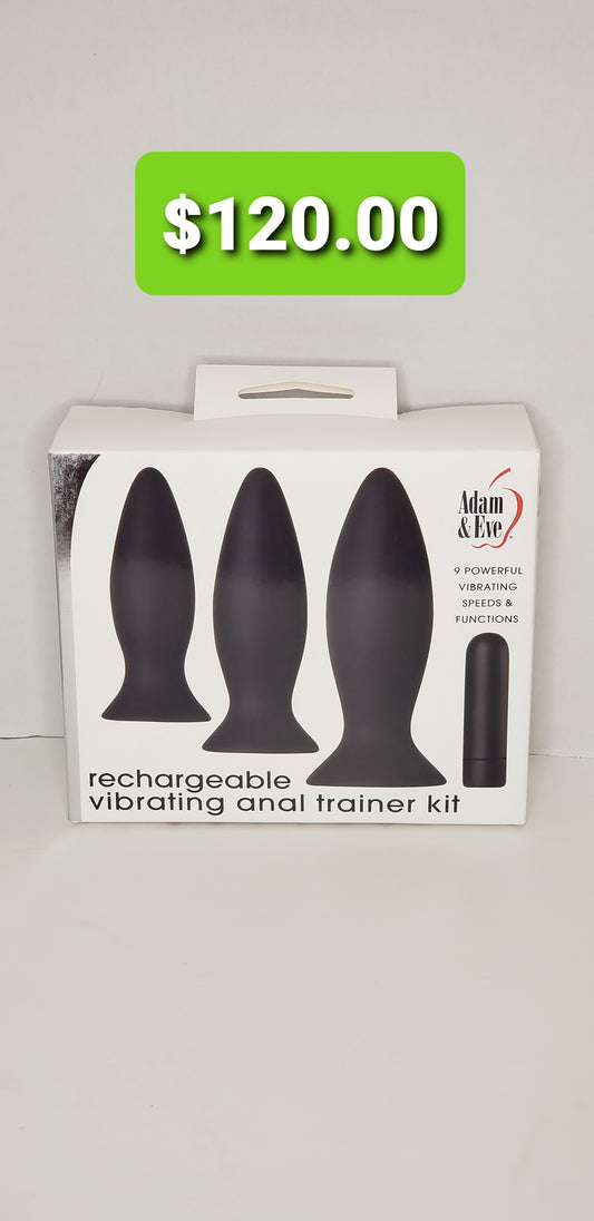 Rechargeable Vibrating Anal Trainer Kit