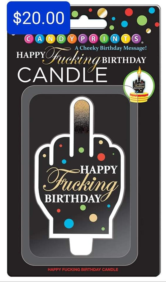 Happy F**king Birthday Candle