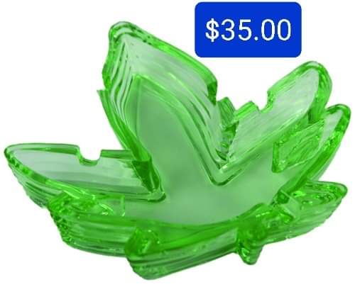 Pot Leaf Ash Tray